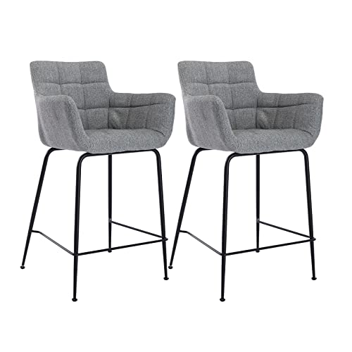 Taburetes Altos de Cocina Grises Marca chairus
