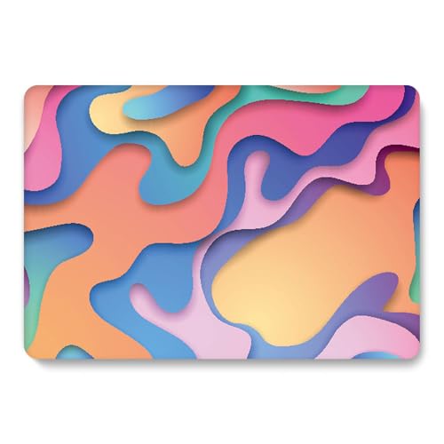 Carcasa dura MacBook Air 13 M1 2020 A2337 con protector de teclado JZ Grafiti 3