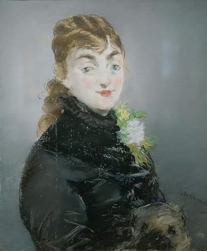 Affiches et impressions Méry Laurent avec un Carlin Manet, reproduction haut de gamme 60x90cm