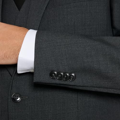 Image of Michael Kors Men's 3-Piece Classic Fit Suit Separates | Jackets | Weddings & Formal Events (Pants & Vests Sold Seperately)