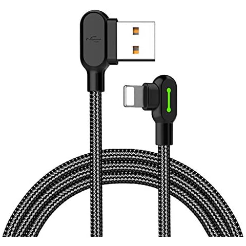 Cable de Datos LED de 90 Grados Mcdodo Lightning a USB Cover