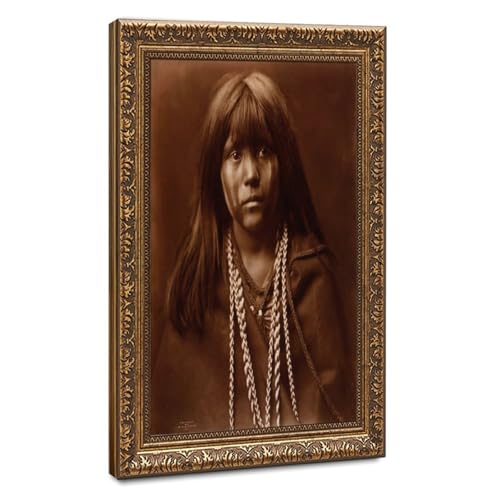Impression sur toile Mosa Mohave 1903 Edward Curtis cadre suspendre décoration murale salon