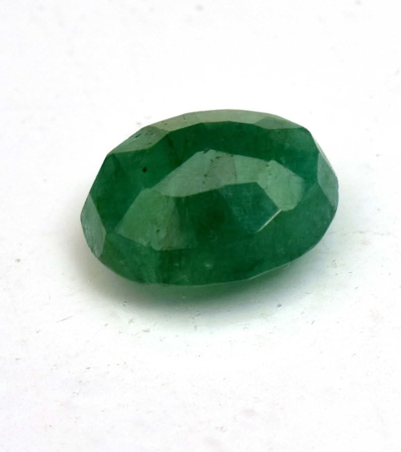 Émeraude naturelle de 16,07 mm, pierre d'exception pour bague