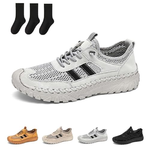 Zenfaze Orthopedic Shoes for Men, Arch Support - Breathable Light Non-Slip, Slip On Orthopedic Hiking Shoes