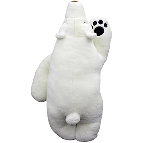TAGLN Stuffed Animals Polar Bear Plush Toys Pillow White 24 Inch Cover
