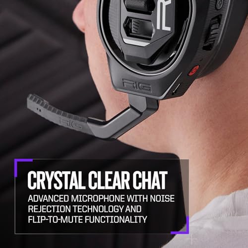 RIG 900 MAX HX Universal Dual Wireless Headset 2.4GHz / Bluetooth - Licensed for Xbox Series X|S, Xbox One – Works with PS5, PS4, PC, Switch, Android, iPhone - Charging Base - Dolby Atmos by RIG - Image 6