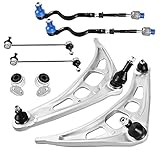 nifeida 8Pcs Front Suspension kit Lower Control Arm Bushing Inner Outer Tie Rod Assembly Sway Bar...
