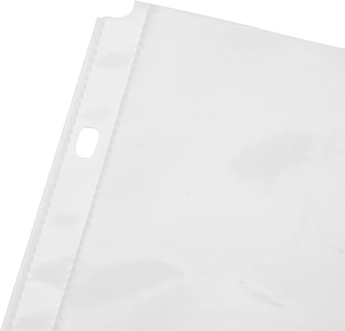 Miniatura 7 de Okuna Outpost Páginas de repuesto para álbumes de recortes y fundas de plástico transparente, protectores de páginas de carga superior, fundas de