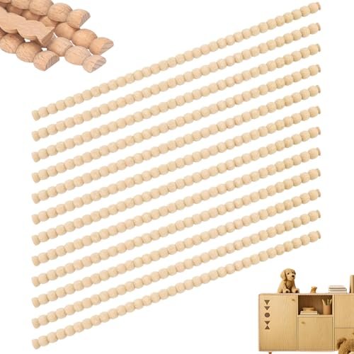 Garniture de perles en bois pour rénover facilement vos meubles ternes