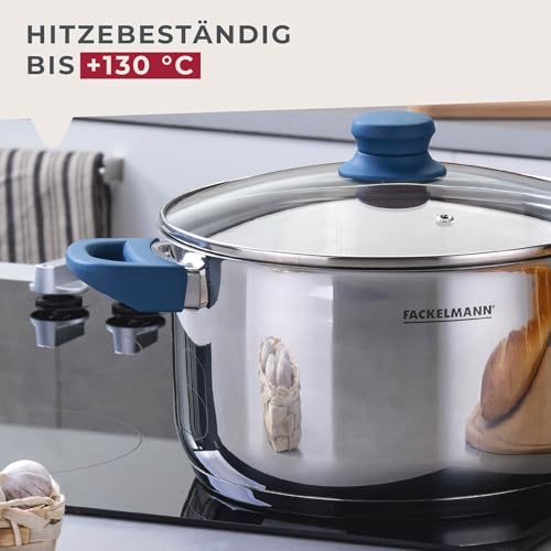 Casserole Essential Ø 24 cm FACKELMANN inox tous feux - 5