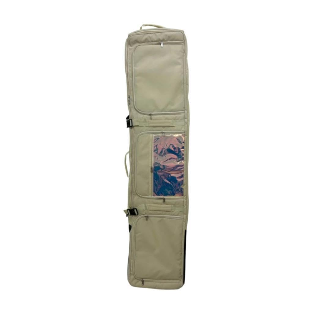Snowboard Bag with Wheels for Adults Ski Bag for Outdoor Skiing Snowboarding White-image-14