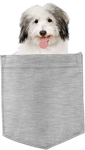 Coton De Tulear Dog-in-Pocket Magnetic Sticker – 4x7 inch Waterproof Car Bumper & Refrigerator Decor, Ideal for Office, Kitchen, Locker & More for Dog