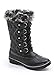 kingshow Women's Globalwin 1560 Waterproof Winter Snow Boots Black