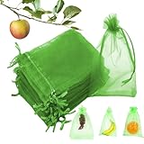 Bolsas de protección de uva: cubierta de red protectora de frutas, bolsa de protección de uva, bolsas de barrera de red, bolsa de malla portátil, bolsas de cubierta de red verde para árboles frutales
