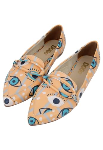 Chaussures plates pour femme confortables bout pointu fait main