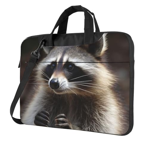 Maletín raccoon para laptop 15.6 pulgadas unisex miniatura 1