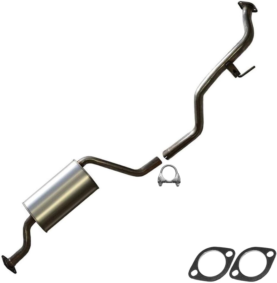 Northeastern Exhaust | Stainless Steel Exhaust Resonator Pipe Compatible for Nissan Murano 2003-2007 3.5L | Free Gaskets and Clamp Included | Automotive Replacement Part