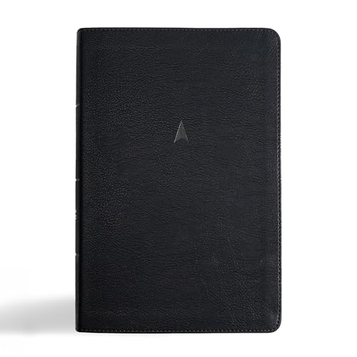 CSB Men's Daily Bible, Black LeatherTouch, Black...