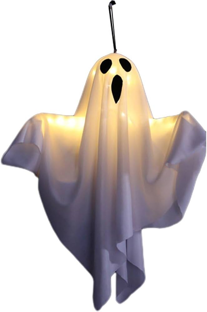 Amazon.co.jp: ハロウィン 飾り 幽霊 吊り下げ Led ゴースト 装飾
