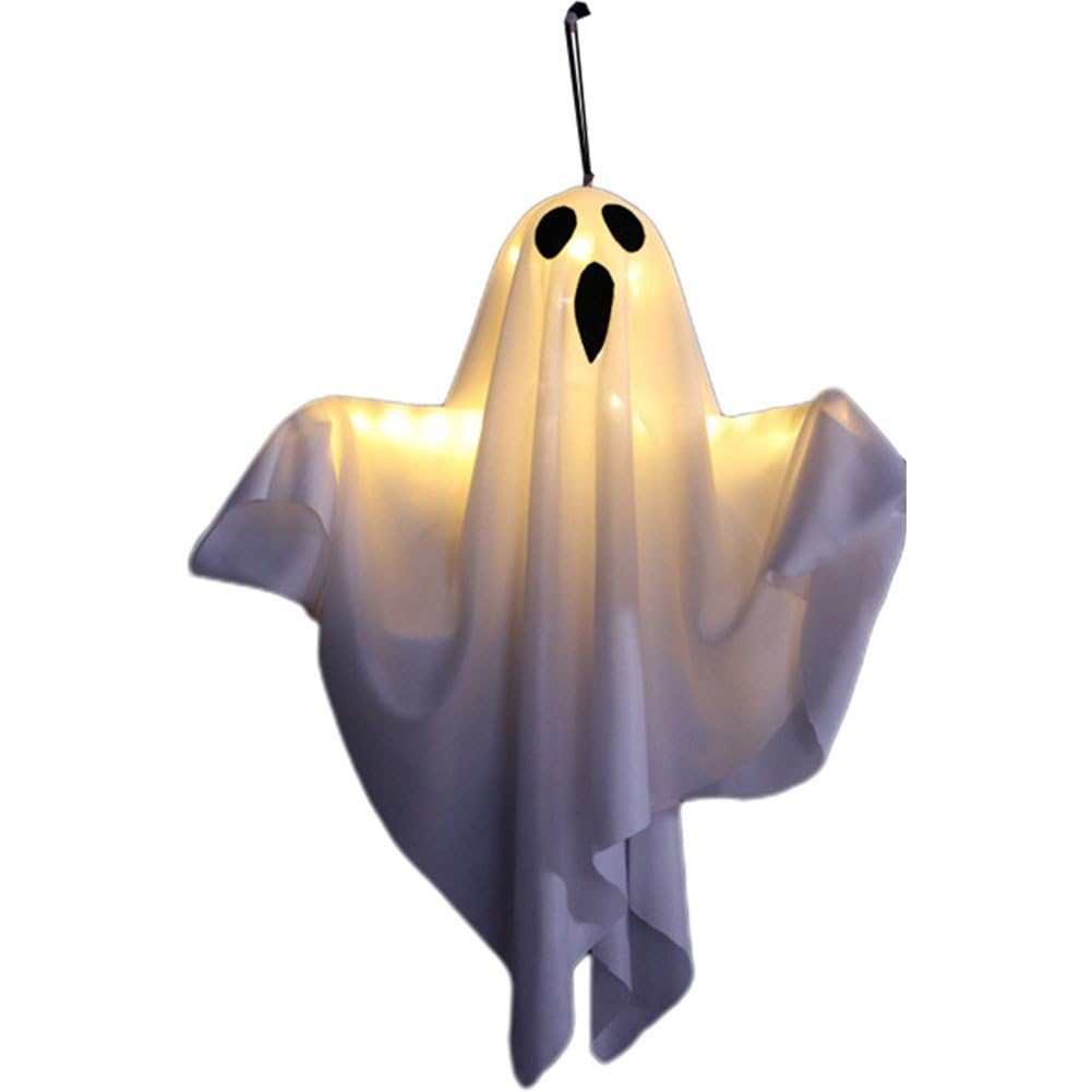 Amazon.co.jp: ハロウィン 飾り 幽霊 吊り下げ Led ゴースト