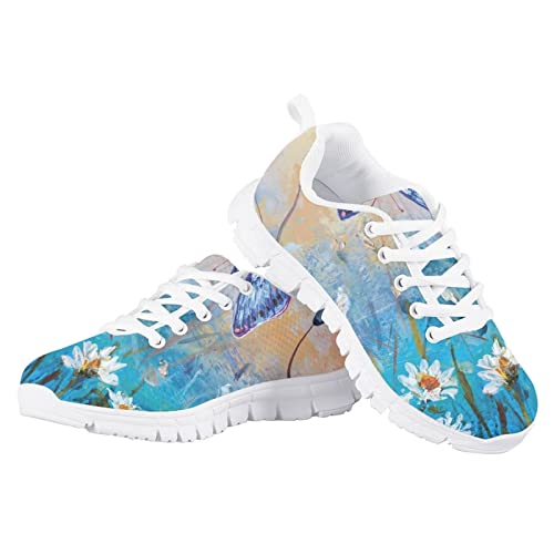 Yzaoxia Girls Sneakers Size 11-5 Breathable Tennis Shoes Outdoor Sport Shoes Athletic Walking Shoes4