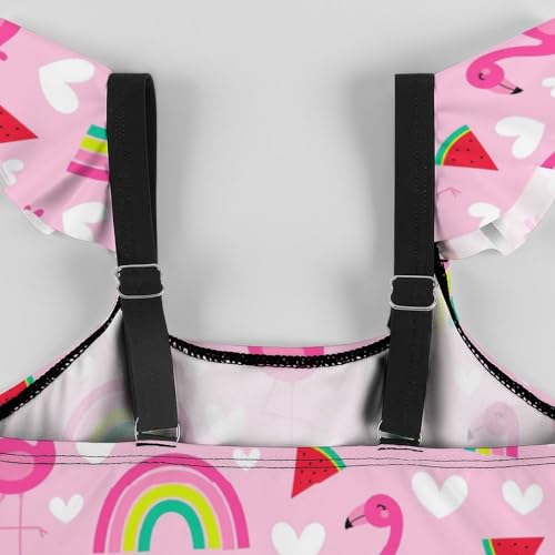 Image of Girls One Piece Swimsuit Swimwear Bathing Suits 3-12 Years