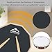 EASTROCK Practice Drum Pad, 8 Inches Double Sided Silent Drum Pad, Silicone Dumb Drum for Beginners,Black
