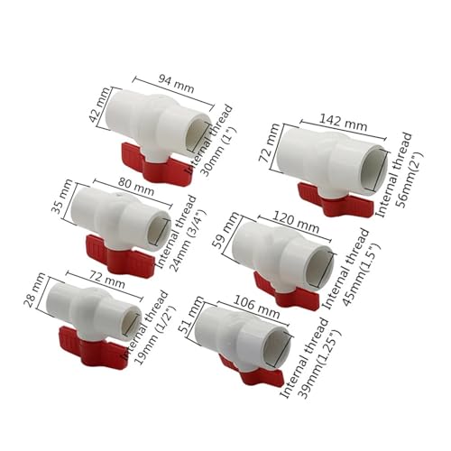 Accesorios de tubería de PVC con rosca hembra blanca 3/4 2