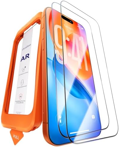 UltraGlass TOP 9H+ OptiArmor for iPhone 17 Pro Max Screen Protect...