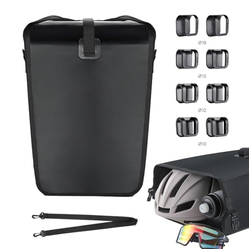 Porte-bagages étanche pour siège arrière amovible pour rouler sous la pluie