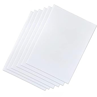 KASTLITE White Polystyrene Flexible Plastic Board Sheet | 36" X 36" Dimensions | .040" Thick Styrene Sheet | Ideal for Modeling Projects, Displays, Crafts | Durable Plastic Sheet | 2 Pack