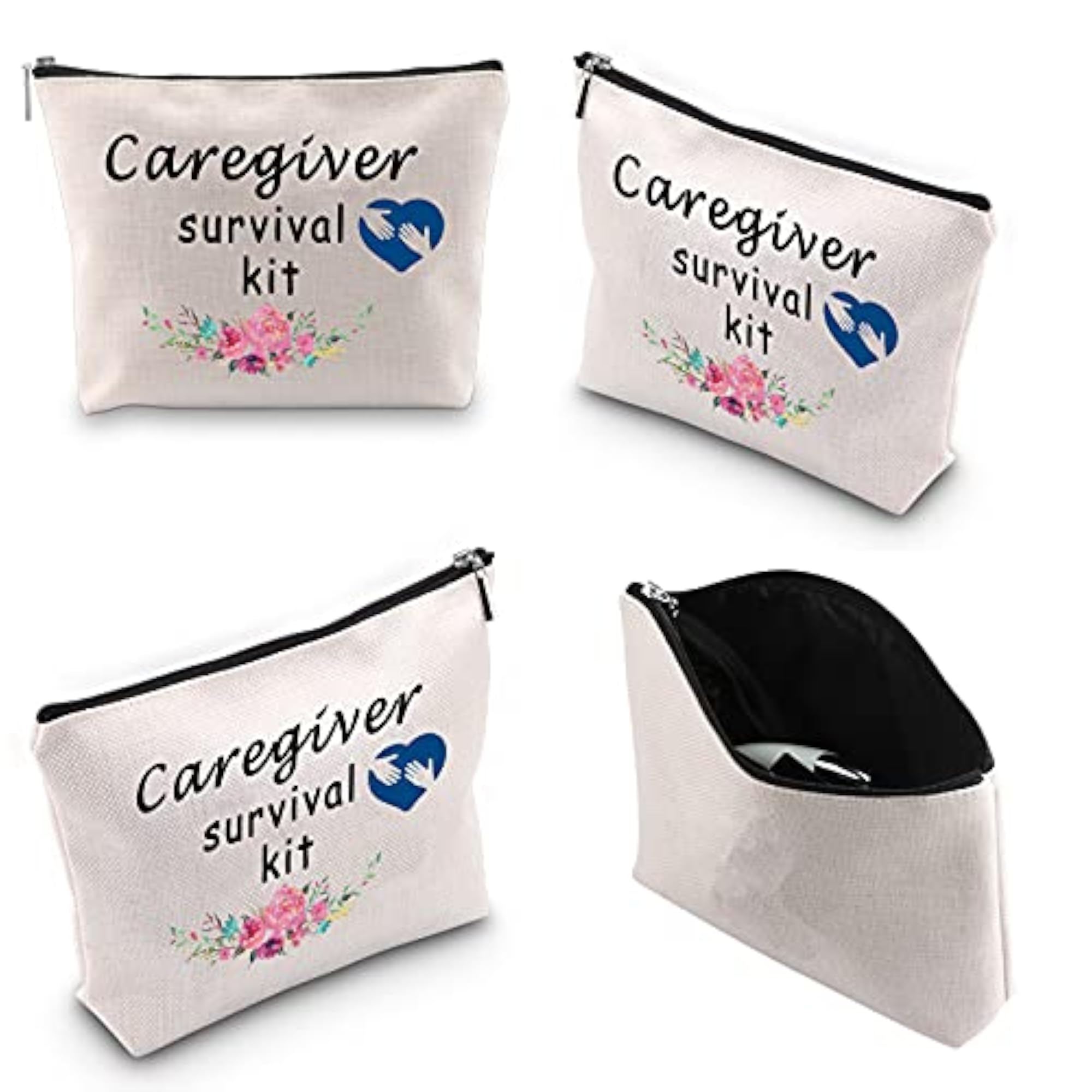 Caregiver Survival Kit Zipper Pouch Makeup Bag Gift