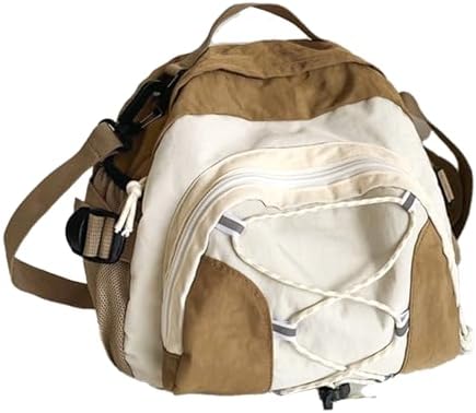 JENAGREEN Mochila de viaje, Caqui claro, M, Mochila de viaje