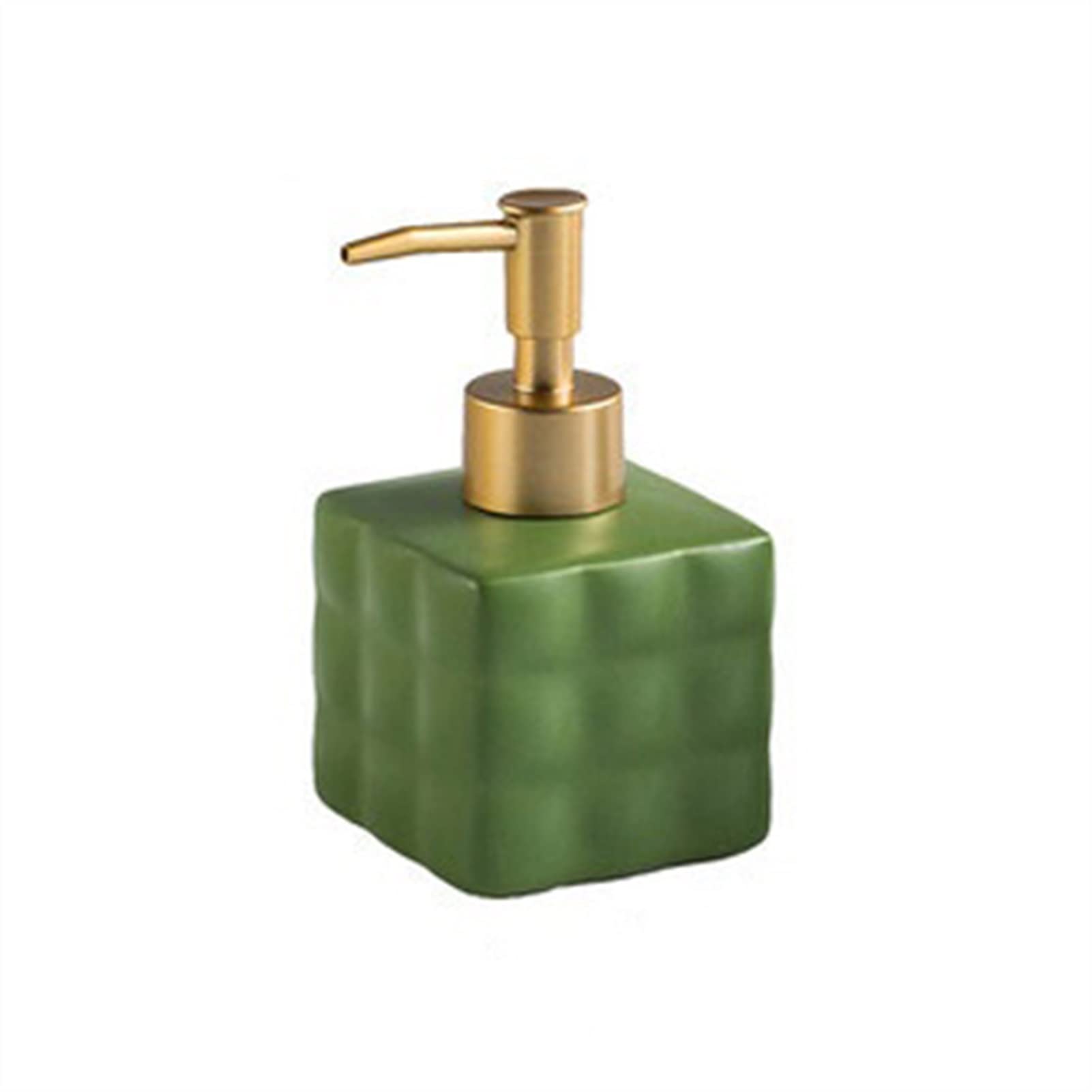 Handseifenspender, Farbe, Keramik, Quadratisch, Für Die Küche, Handseifenspender, Keramik, Lotion, Seifenschale, Badezimmerzubehör, Seifenspender, Gelb, 220 Ml