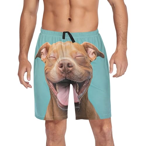 Floral Pajama Mens Shorts Summer Athletic Golden Dunes Desert Sunset Lounge Sleep Shorts Pj S4