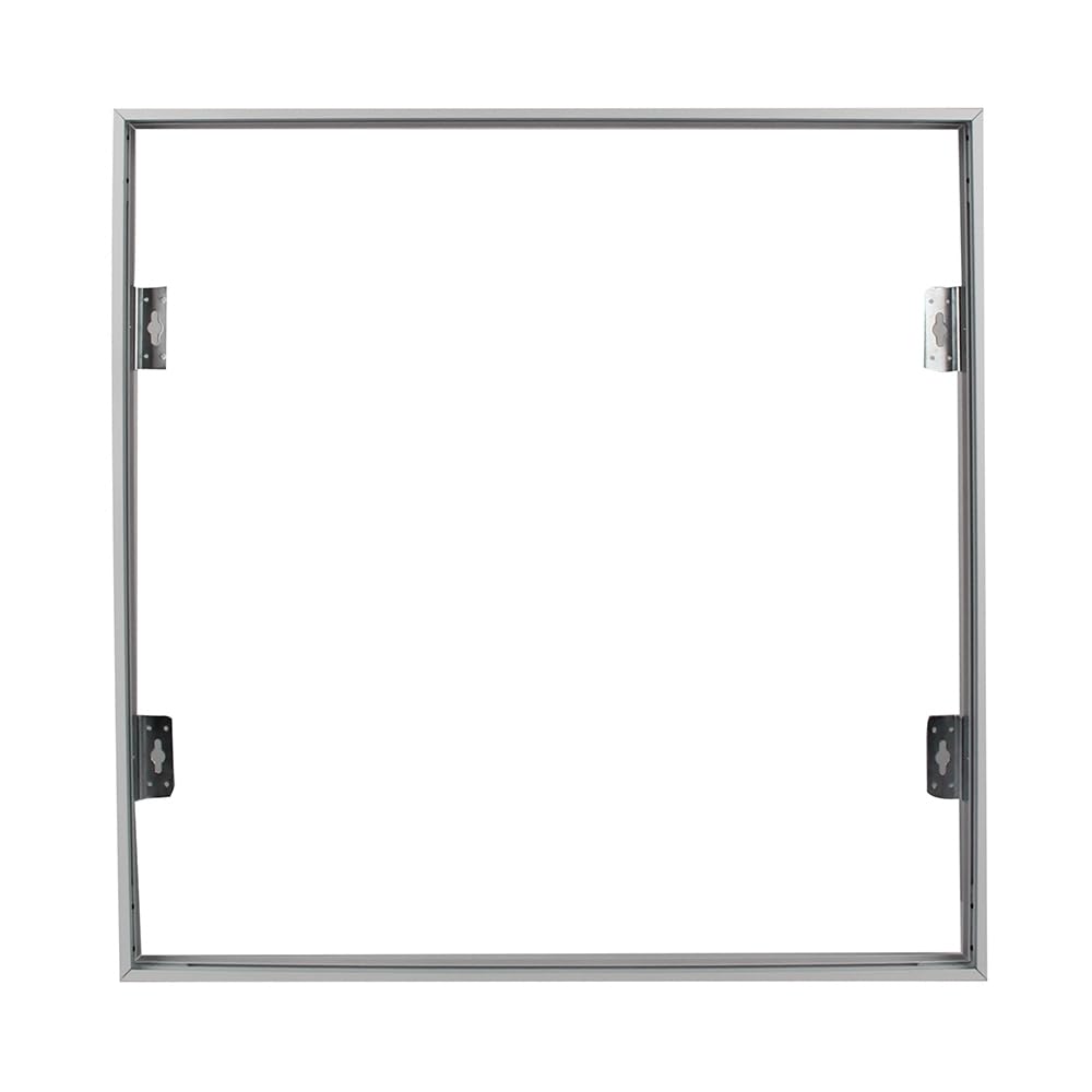 Custodia/Supporto in Metallo per Montaggio Esterno Pannelli LED, 60X60 Cm