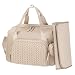 Cozary Wickeltasche mit Schnullertasche und Wickelunterlage &ndash; 16 F&auml;chern Gro&szlig;e Wickelrucksack mit Isolierten Taschen Reisewindeltasche f&uuml;r Mama und Papa Babytasche mit Schultergurt