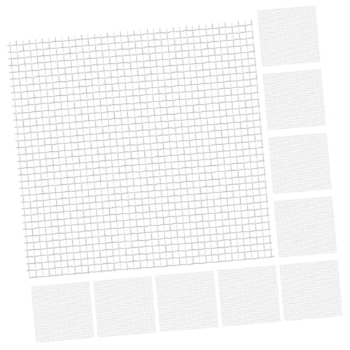 Happyyami 12pcs Aquatic Mesh Stainless Steel Moss Net Wear-Resistant Wire Mesh Fish Aquarium Accessories Floating Moss Mesh Decorative Moss Aquatic Moss Net Moss Wall Net Seaweed Replaceable