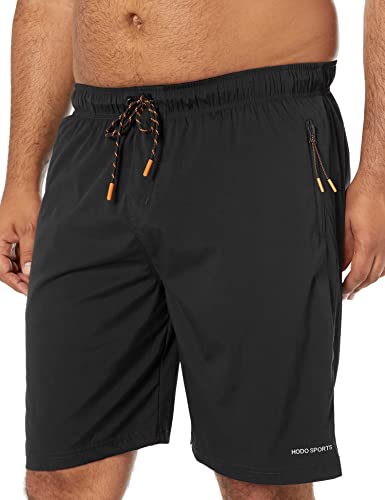 HODOSPORTS Mens No Liner Swim Trunks Quick Dry 9 Inch with Zipper Pockets Bathing Suits for Men Lineless Swim Shorts2