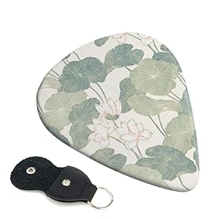 Black Lily Pads Lot de 6 médiators pour guitare acoustique, guitare électrique, basse, ukulélé – fins, moyens et épais. - Les Beatles, Paul McCartney, John Lennon, RIngo Starr, George Harrison