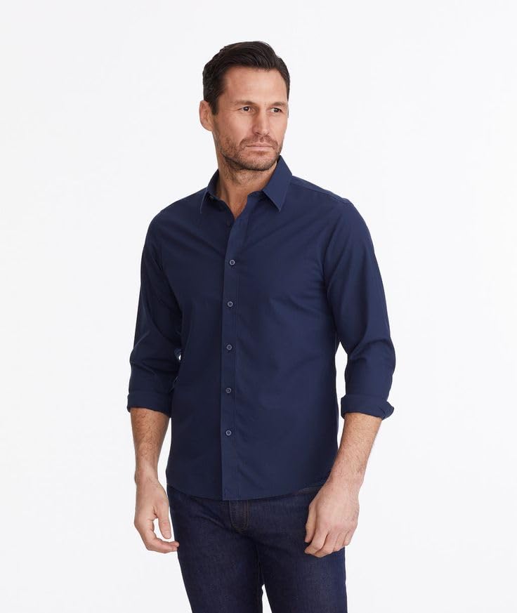 Image of Hamron Men's Cotton Full Sleeve Regular Fit Casual Solid Office Casual Fit Formal Shirt Multicolor Plain Shirt