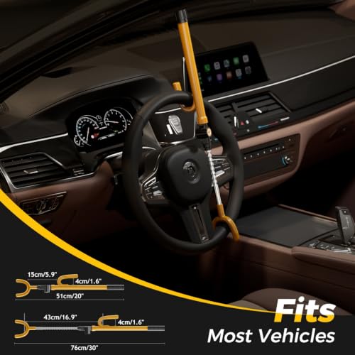 SURDOCA Upgraded Steering Wheel Lock
