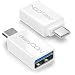 Produktbild deleyCON USB C OTG Adapter - USB zu USB C - Für Handy Smartphone Tablet Laptop Chromebook Netbook - 2 Stück - Weiß