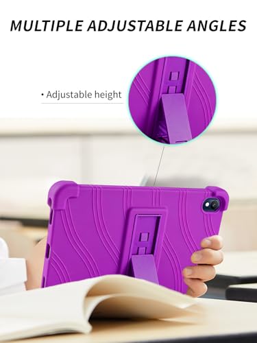 Coque Onn 8,1 pouces 2026 antichoc en caoutchouc violette