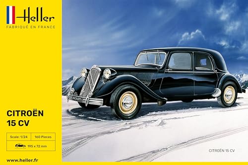 Kit de construcción Heller Citroen 15 CV a escala 1:24 miniatura 3