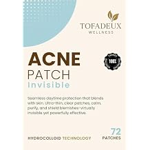 Acne Patch Invisible 72 Patches | Hydrocolloid & Retinol for Clearer Skin