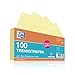Produktbild Oxford Trennstreifen, aus Karton, gelocht, 190 g/m², gelb, 100 Stück