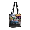 kkvhhyuo Graffiti Hip Hop Print Tote Bag for Women, Large Capacity Shoulder Bags Handbags for School Work Shopping Travel Daily Use #2