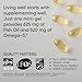 Sports Research® Omega-3 ­­Fish Oil Mini-Softgels - Sourced from Wild Caught Alaska Pollock - Burpless, Bovine Free, Non-GMO, & MSC Certified Sustainable - 120 Count