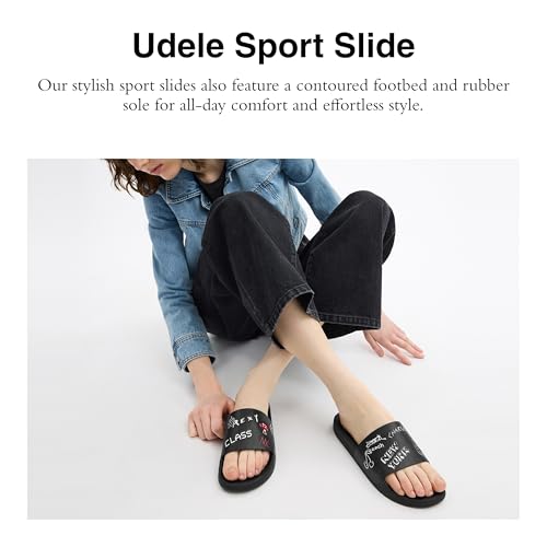 Coach Women's Udele Sport Slide with Sketch Print Platform2